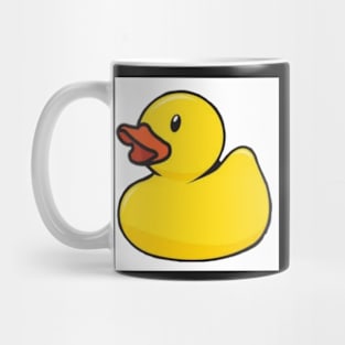 Yellow rubber duck bath toy Mug